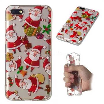 Santa Claus Super Clear Soft TPU Back Cover for Huawei Y5 Prime 2018 (Y5 2018 / Y5 Lite 2018)