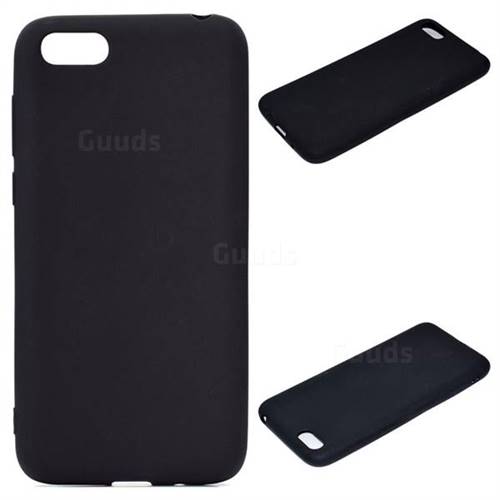 Candy Soft Silicone Protective Phone Case for Huawei Y5 Prime 2018 (Y5 2018 / Y5 Lite 2018) - Black
