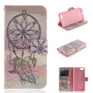 Dream Catcher PU Leather Wallet Case for Huawei Y5 Prime 2018 (Y5 2018 / Y5 Lite 2018)