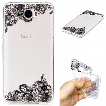 Lace Flower Super Clear Soft TPU Back Cover for Huawei Y5II Y5 2 Honor5 Honor Play 5