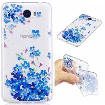 Star Flower Super Clear Soft TPU Back Cover for Huawei Y5II Y5 2 Honor5 Honor Play 5