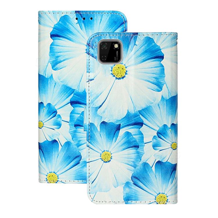 Orchid Flower PU Leather Wallet Case for Huawei Y5p