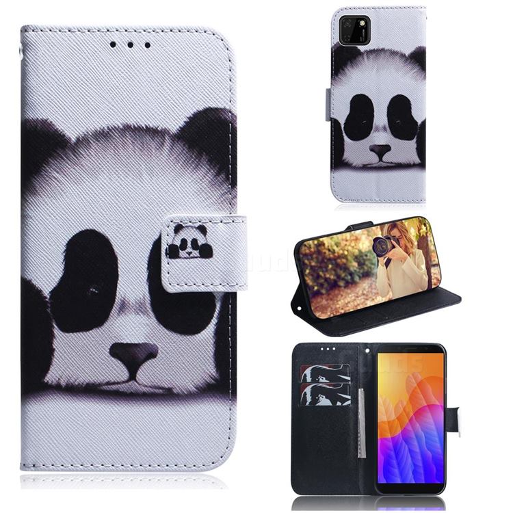 Sleeping Panda PU Leather Wallet Case for Huawei Y5p