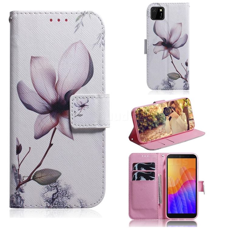 Magnolia Flower PU Leather Wallet Case for Huawei Y5p