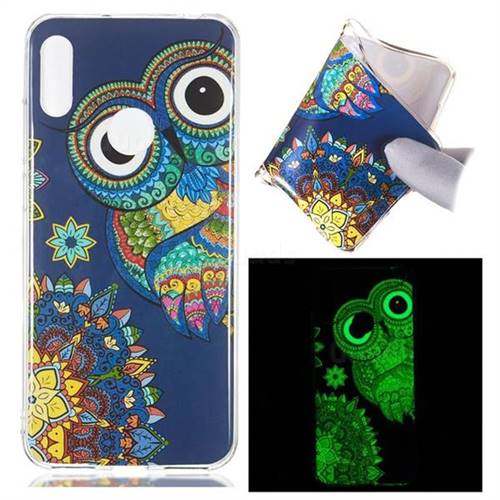 Tribe Owl Noctilucent Soft TPU Back Cover for Huawei Y6 (2019)