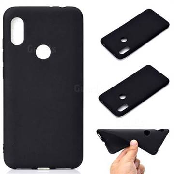 Candy Soft TPU Back Cover for Huawei Y6 (2019) - Black