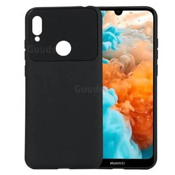 Carapace Soft Back Phone Cover for Huawei Y6 (2019) - Black