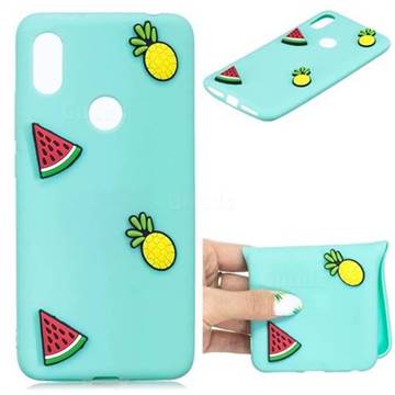 Watermelon Pineapple Soft 3D Silicone Case for Huawei Y6 (2019)