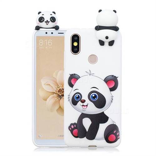 Panda Girl Soft 3D Climbing Doll Soft Case for Huawei Y6 (2019)