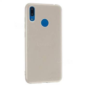 2mm Candy Soft Silicone Phone Case Cover for Huawei Y6 (2019) - Khaki