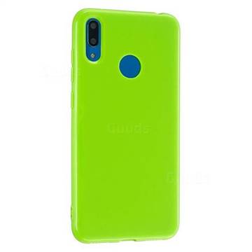 2mm Candy Soft Silicone Phone Case Cover for Huawei Y6 (2019) - Bright Green