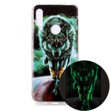 Wolf King Noctilucent Soft TPU Back Cover for Huawei Y6 (2019)