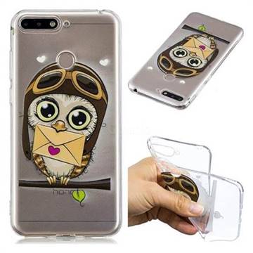 Envelope Owl Super Clear Soft TPU Back Cover for Huawei Y6 (2018)