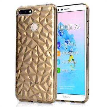 Diamond Pattern Shining Soft TPU Phone Back Cover for Huawei Y6 (2018) - Gray