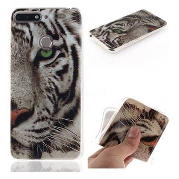 White Tiger IMD Soft TPU Back Cover for Huawei Y6 (2018)