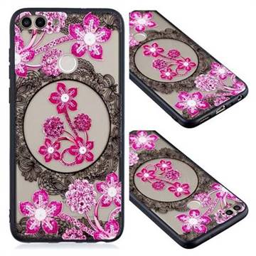 Daffodil Lace Diamond Flower Soft TPU Back Cover for Huawei Y6 (2018)