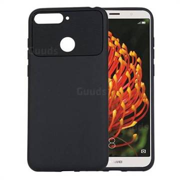 Carapace Soft Back Phone Cover for Huawei Y6 (2018) - Black