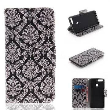 Totem Flowers PU Leather Wallet Case for Huawei Y6 (2018)