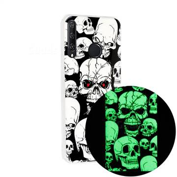Red-eye Ghost Skull Noctilucent Soft TPU Back Cover for Huawei Y6p