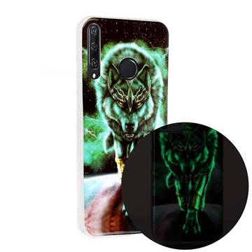 Wolf King Noctilucent Soft TPU Back Cover for Huawei Y6p