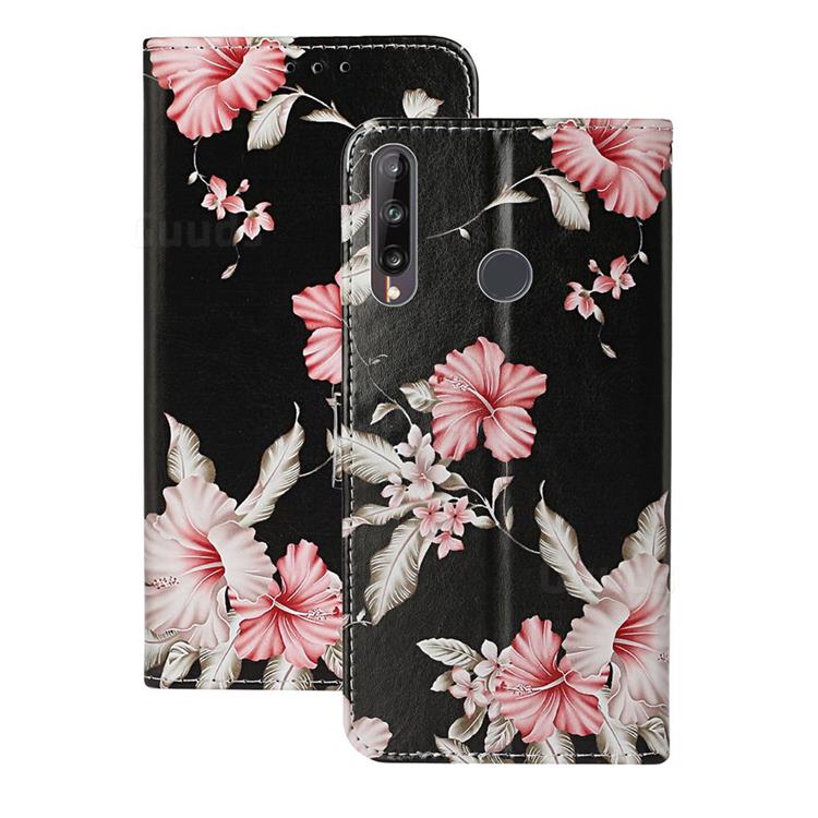 Azalea Flower PU Leather Wallet Case for Huawei Y6p