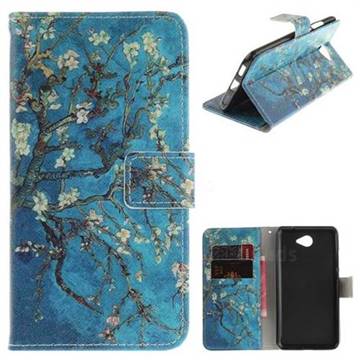 Apricot Tree PU Leather Wallet Case for Huawei Y7(2017)