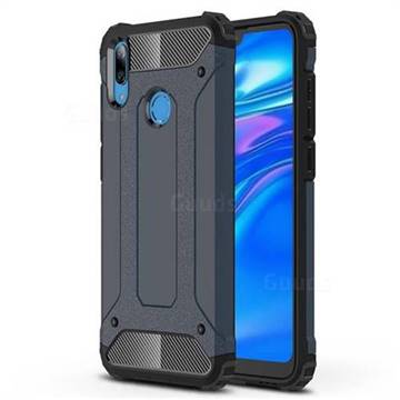 King Kong Armor Premium Shockproof Dual Layer Rugged Hard Cover for Huawei Y7(2019) / Y7 Prime(2019) / Y7 Pro(2019) - Navy