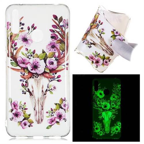 Sika Deer Noctilucent Soft TPU Back Cover for Huawei Y7(2019) / Y7 Prime(2019) / Y7 Pro(2019)