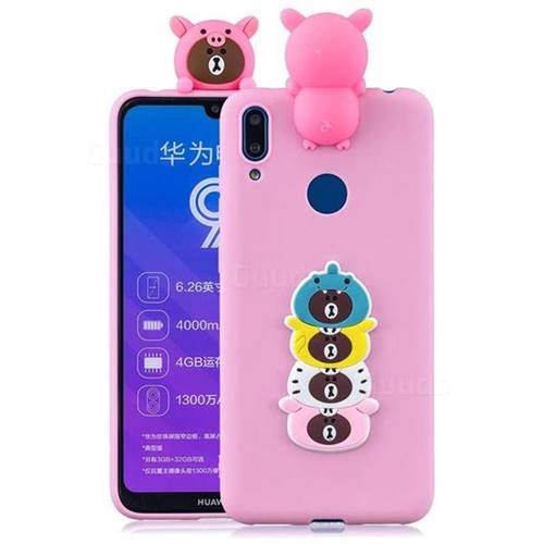 Soft Case Huawei Y7 Pro Case Ikasus Pink Gradient Soft TPU Case