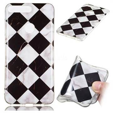 Black and White Matching Soft TPU Marble Pattern Phone Case for Huawei Y7 Pro (2018) / Y7 Prime(2018) / Nova2 Lite
