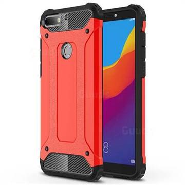 King Kong Armor Premium Shockproof Dual Layer Rugged Hard Cover for Huawei Y7 Pro (2018) / Y7 Prime(2018) / Nova2 Lite - Big Red