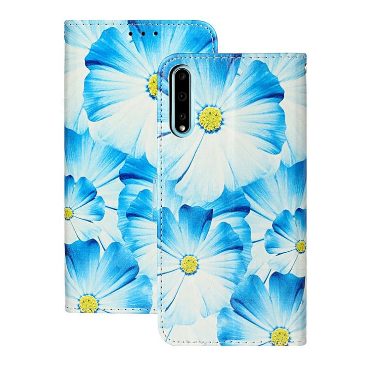 Orchid Flower PU Leather Wallet Case for Huawei Y8p
