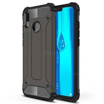 King Kong Armor Premium Shockproof Dual Layer Rugged Hard Cover for Huawei Y9 (2019) - Bronze