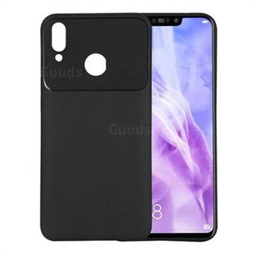 Carapace Soft Back Phone Cover for Huawei Y9 (2019) - Black