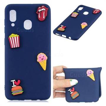 I Love Hamburger Soft 3D Silicone Case for Huawei Y9 (2019)