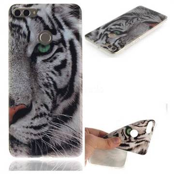 White Tiger IMD Soft TPU Back Cover for Huawei Y9 (2018)