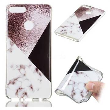 Black white Grey Soft TPU Marble Pattern Phone Case for Huawei Y9 (2018)