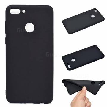 Candy Soft TPU Back Cover for Huawei Y9 (2018) - Black