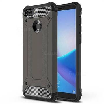 King Kong Armor Premium Shockproof Dual Layer Rugged Hard Cover for Huawei Y9 (2018) - Bronze