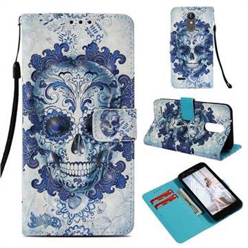 Cloud Kito 3D Painted Leather Wallet Case for LG Aristo 2