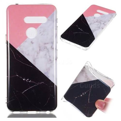 Tricolor Soft TPU Marble Pattern Case for LG G8 ThinQ (LG G8 ThinQ)