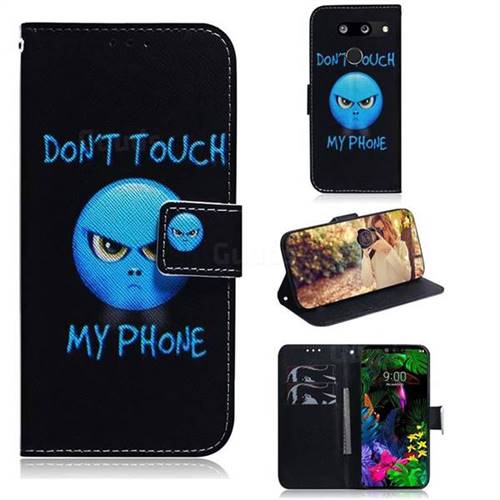 Not Touch My Phone PU Leather Wallet Case for LG G8 ThinQ