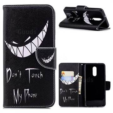 Crooked Grin Leather Wallet Case for LG Stylo 4