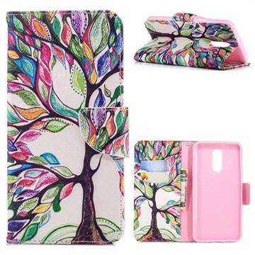 The Tree of Life Leather Wallet Case for LG Stylo 4