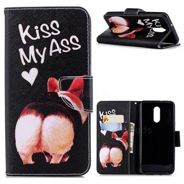 Lovely Pig Ass Leather Wallet Case for LG Stylo 4