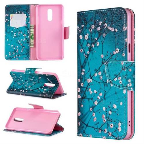 Blue Plum Leather Wallet Case for LG Stylo 5