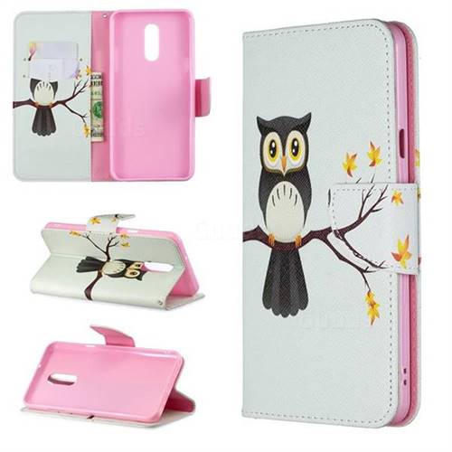 Owl on Tree Leather Wallet Case for LG Stylo 5