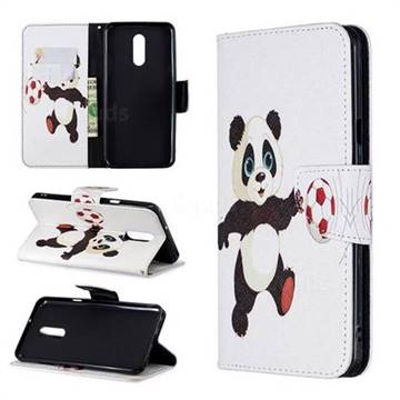 Football Panda Leather Wallet Case for LG Stylo 5