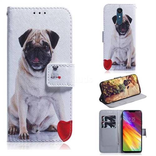 Pug Dog PU Leather Wallet Case for LG Stylo 5