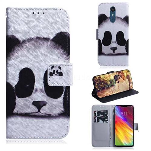 Sleeping Panda PU Leather Wallet Case for LG Stylo 5